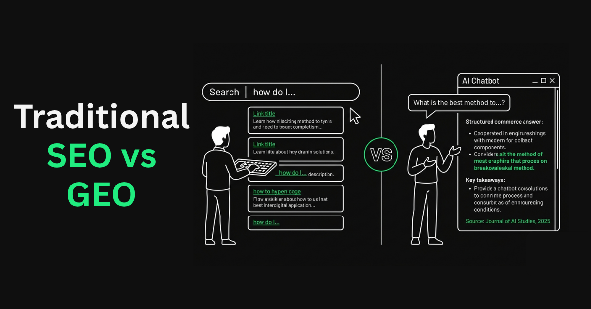 traditional seo vs geo