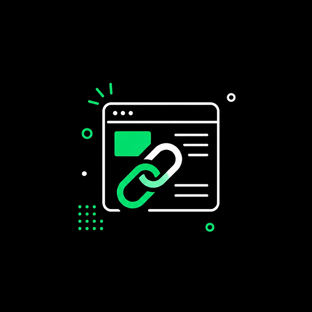 Link Building Illustration Icon